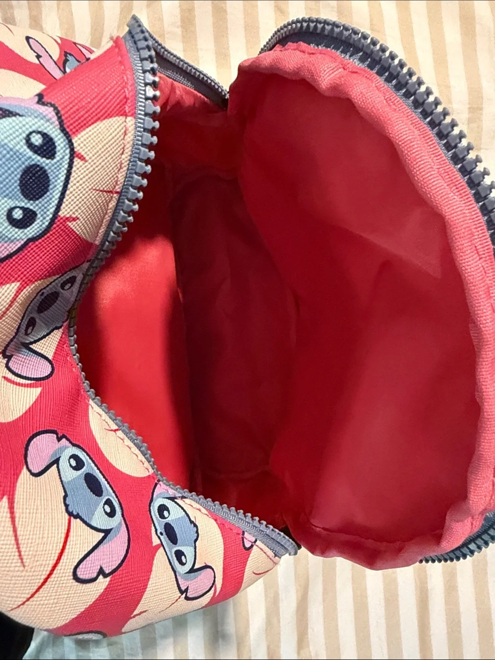 Disney Pink and Blue Stitch Kids Mini Backpack